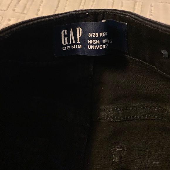 Gap size 8/29 black leggings jeans - Picture 2 of 5